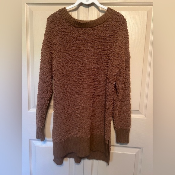 Zenana Outfitters Sweaters - Zenana Textured Brown Sweater